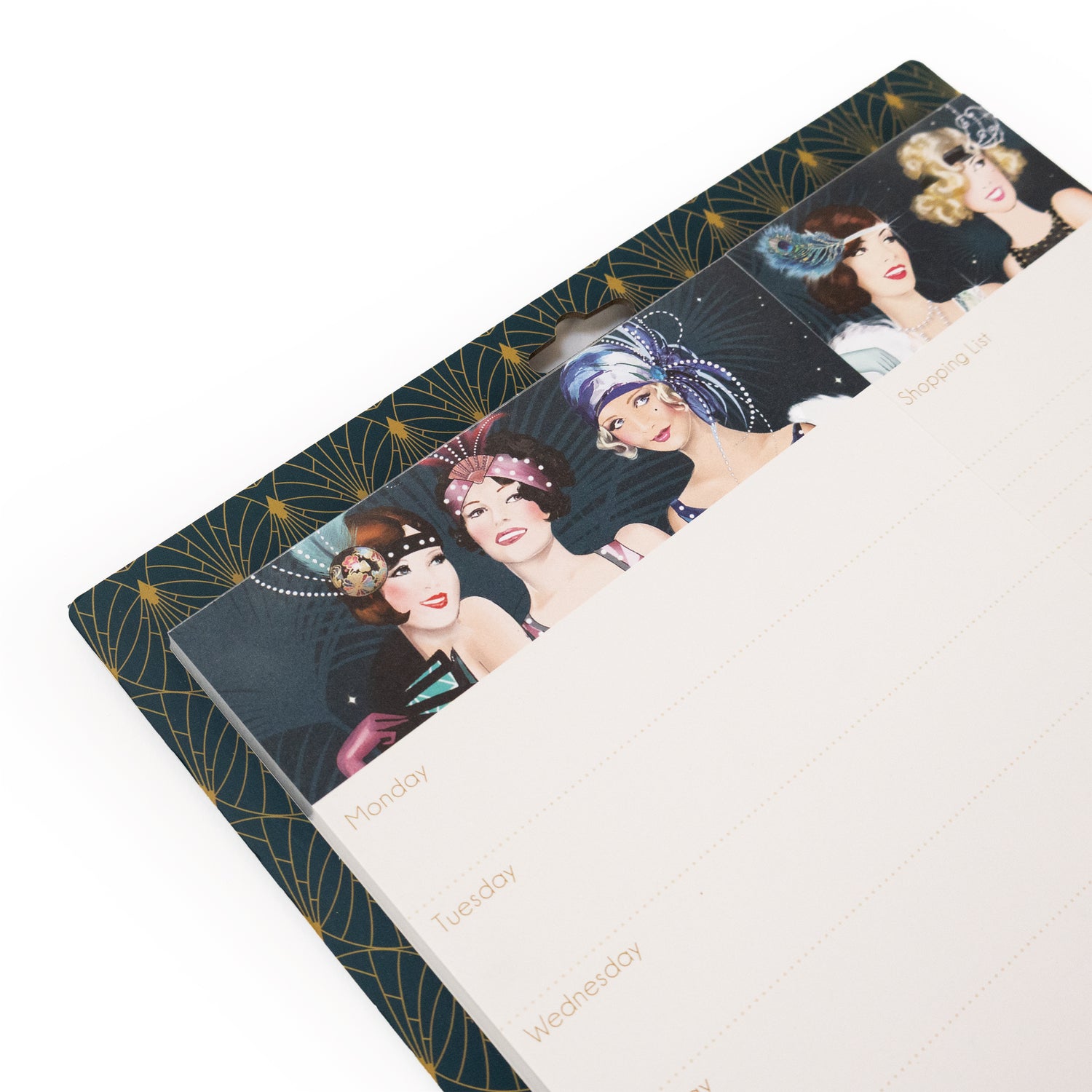 Magnetic Weekly Planner - Claire Coxon Art Deco Design