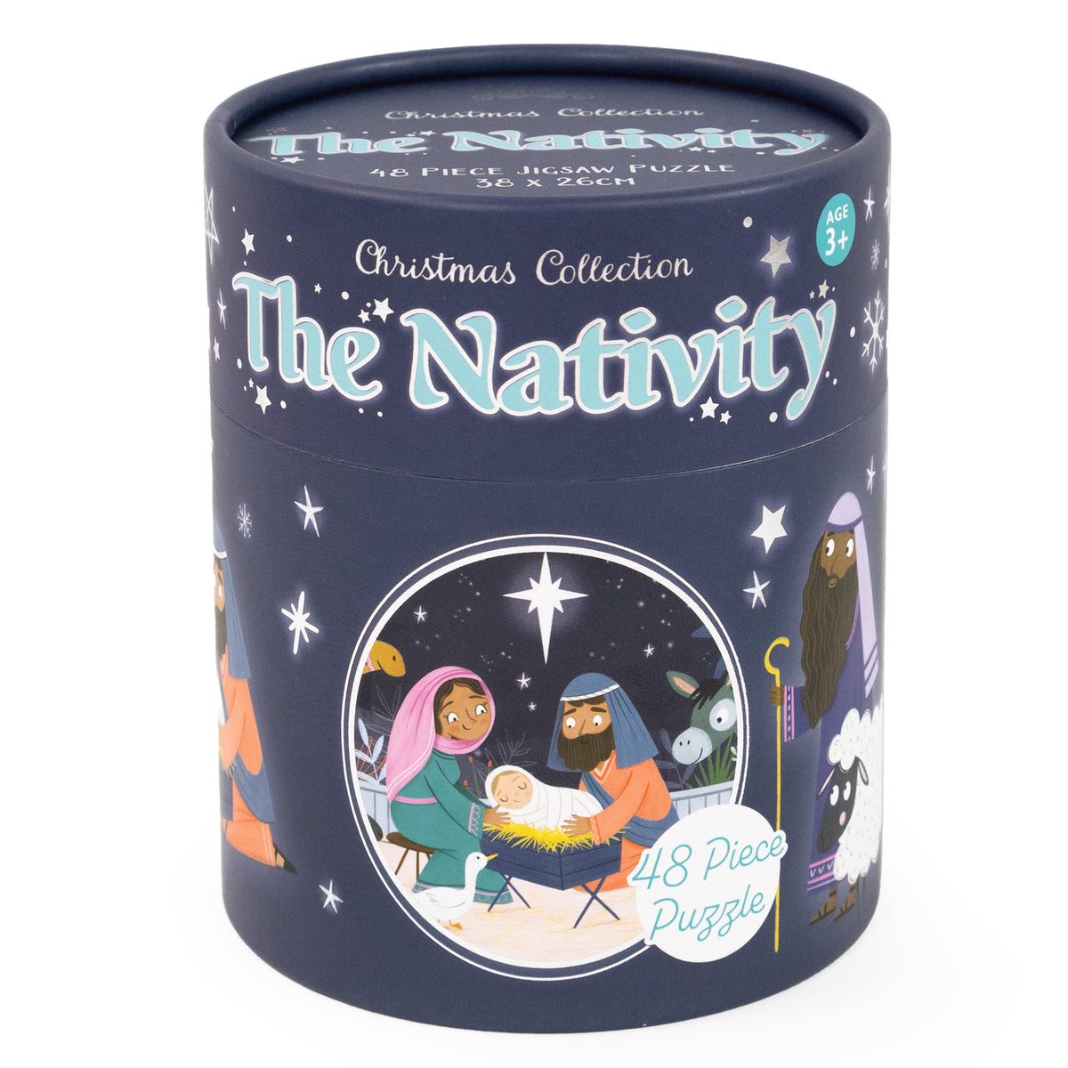 The Nativity Jigsaw - 48 Piece Puzzle in a Gift-Ready Tube
