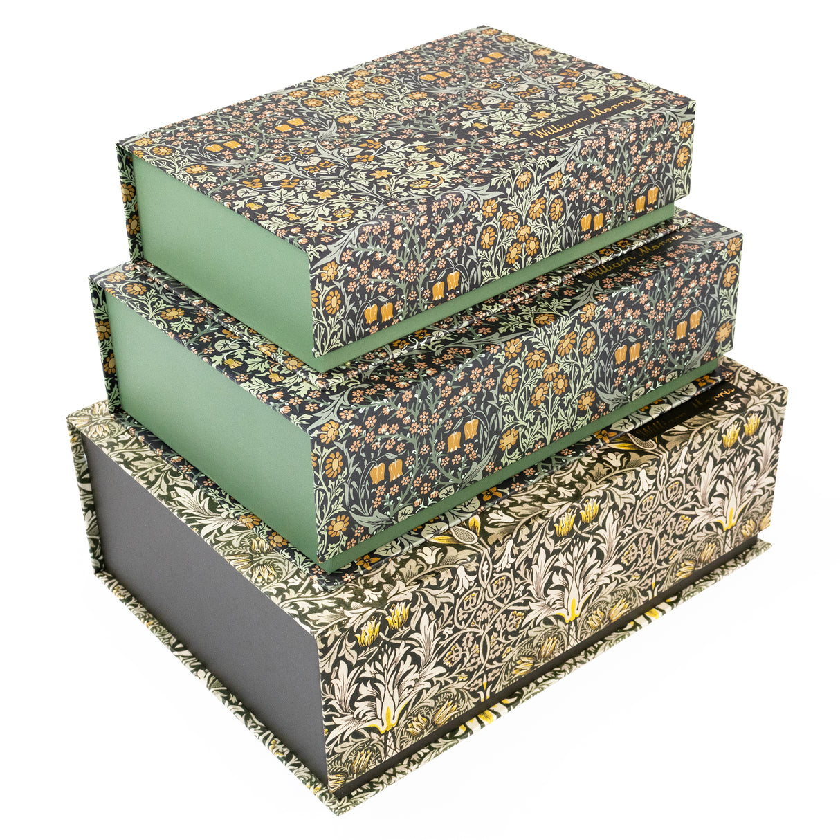 Set of 3 Nesting Storage Boxes - William Morris