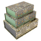 Set of 3 Nesting Storage Boxes - William Morris