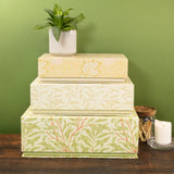 Set of 3 Nesting Storage Boxes - William Morris