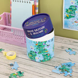 Great Britain & Ireland Jigsaw - 100 Piece Puzzle in a Gift-Ready Tube