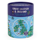 Great Britain & Ireland Jigsaw - 100 Piece Puzzle in a Gift-Ready Tube