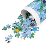 Great Britain & Ireland Jigsaw - 100 Piece Puzzle in a Gift-Ready Tube