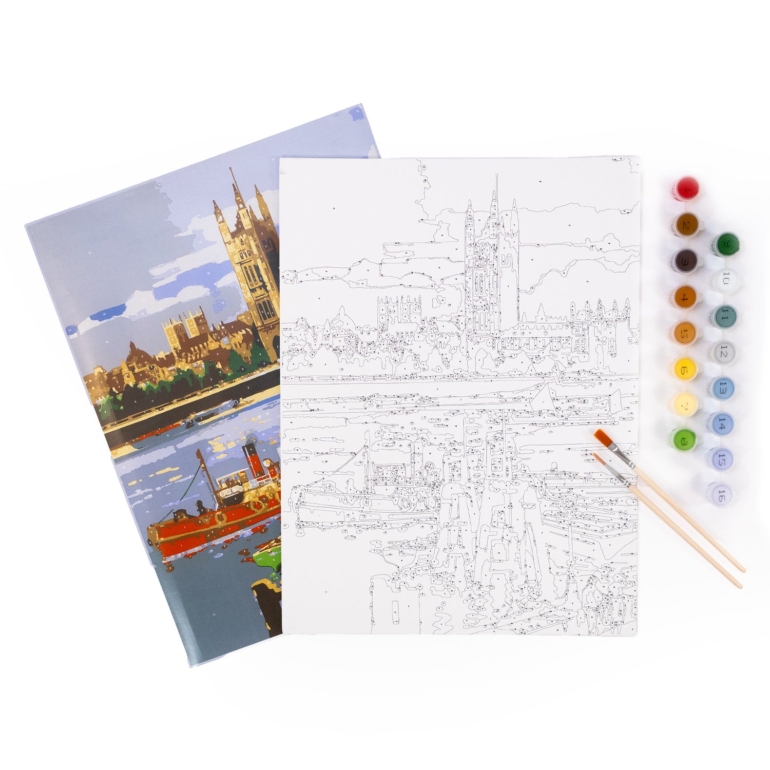PRE-ORDER - Railway Museum Paint by Numbers Kit - London Pride