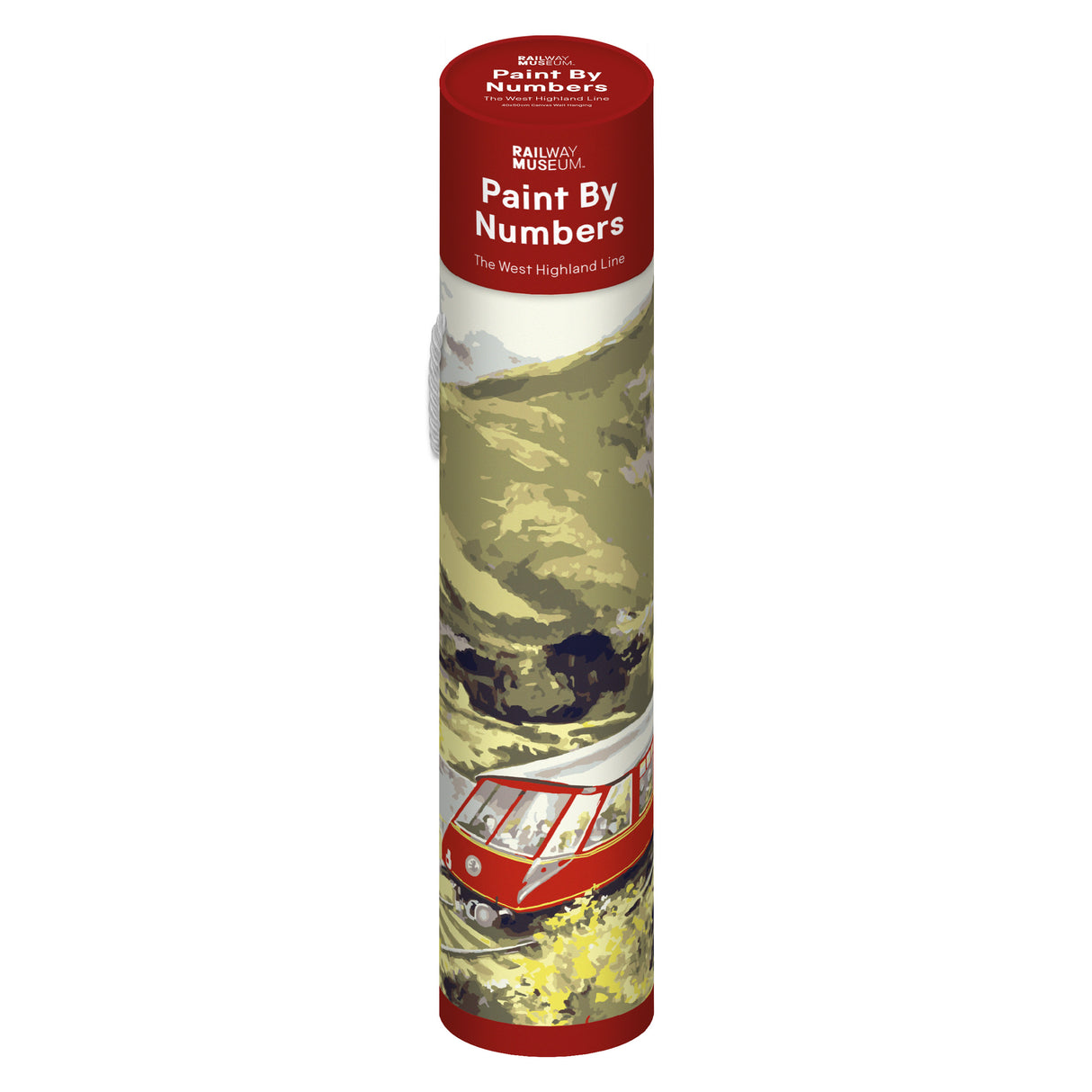 PRE-ORDER - Railway Museum Paint by Numbers Tube - West Highland Line