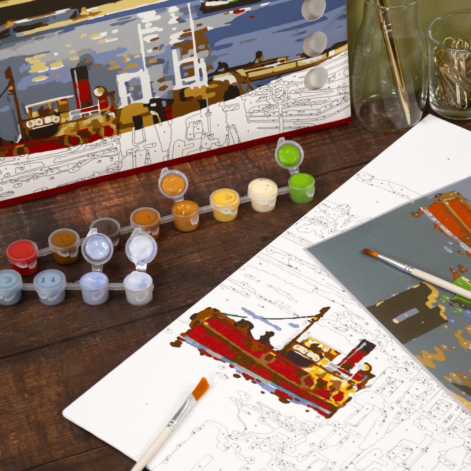 PRE-ORDER - Railway Museum Paint by Numbers Kit - London Pride