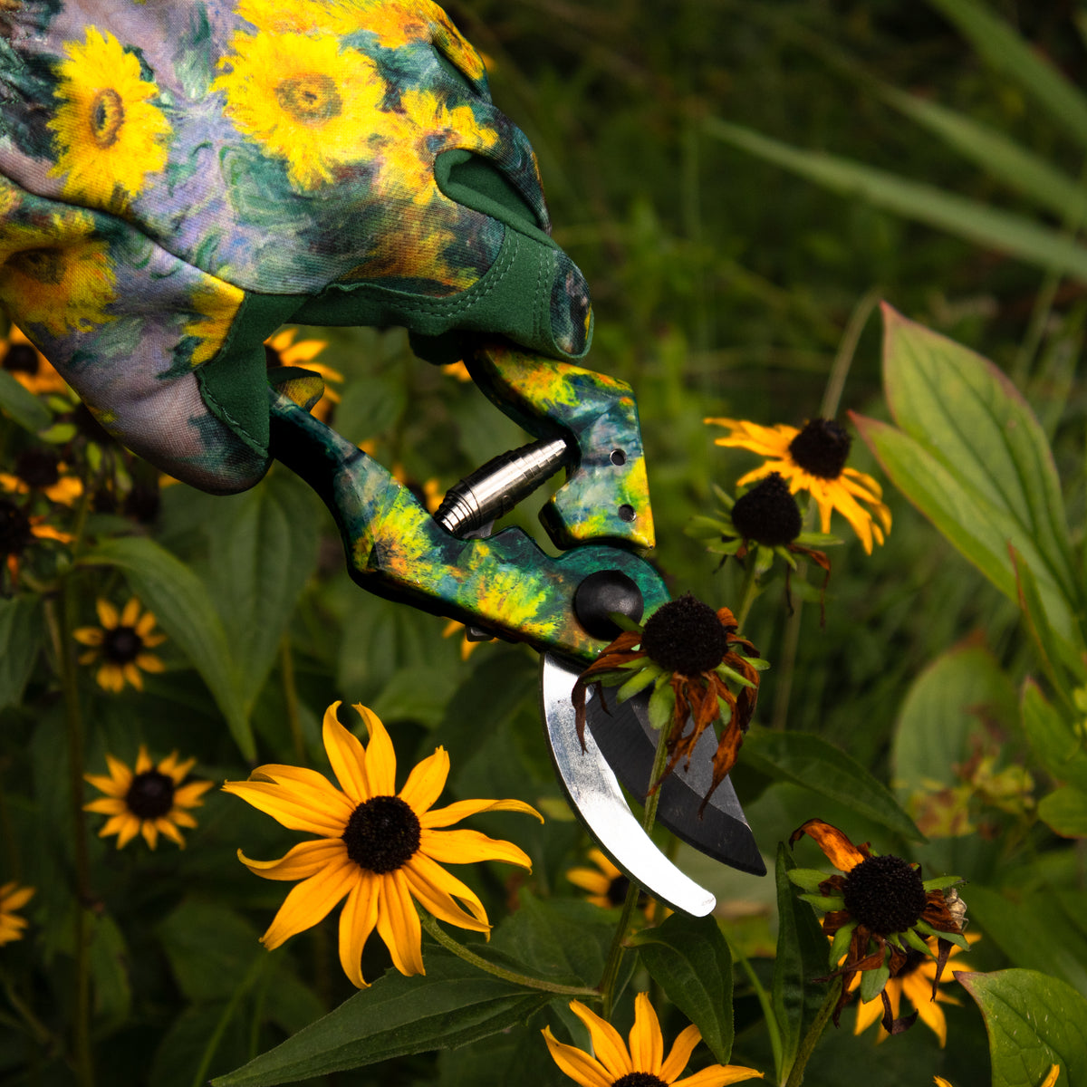 Secateurs - Monet's Bouquet of Sunflowers Design