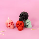 Scented Skull Soya Wax Candle - Halloween Candle