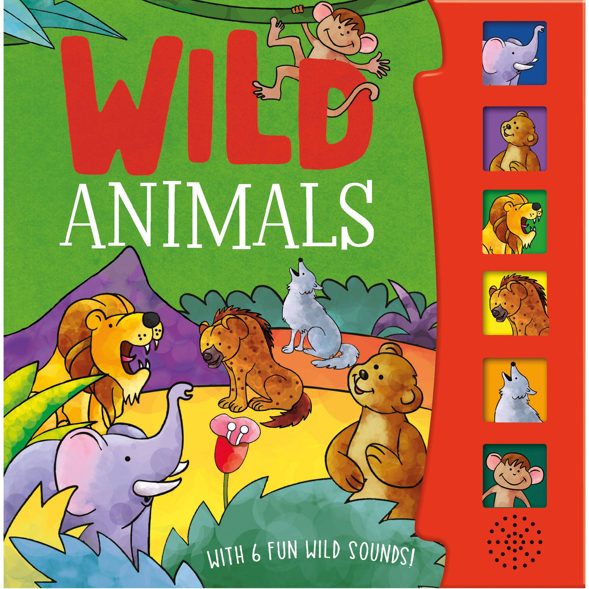 Wild Animals – Children’s 6 Button Sound Book – Robert Frederick Trade