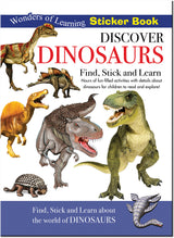 Discover Dinosaurs Sticker Book - Find, Stick and Learn