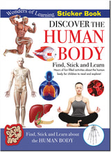 Discover The Human Body Sticker Book - Find, Stick and Learn