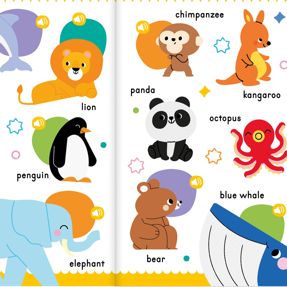 My First Words Sound Book - Giant Fold-Out Sound Book with 50 Words for Children