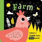 Farm - Explore a Farm-tastic Neon World - Children’s Board Book