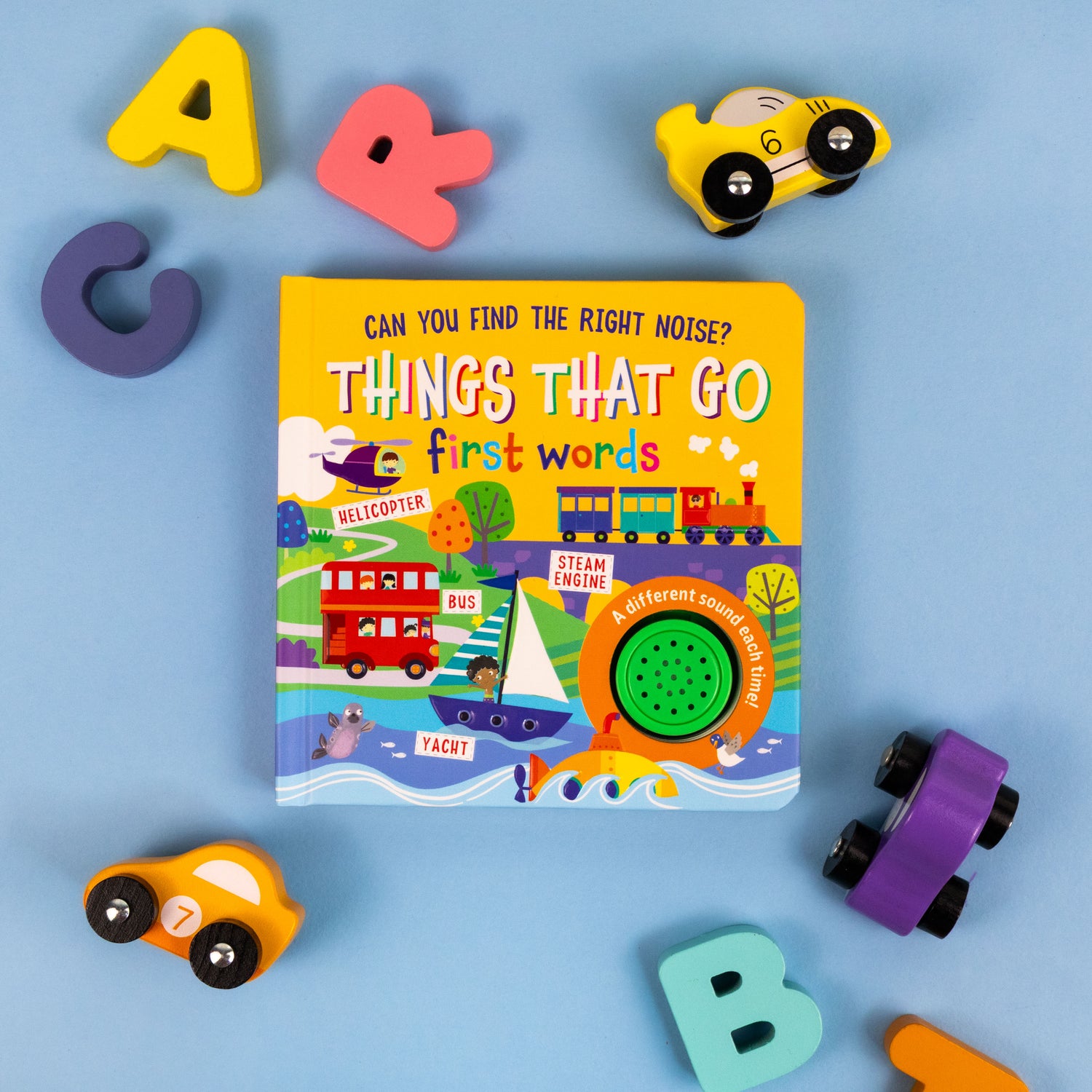 Things That Go! Can You Find The Right Noise? Children’s One Button Sound Book