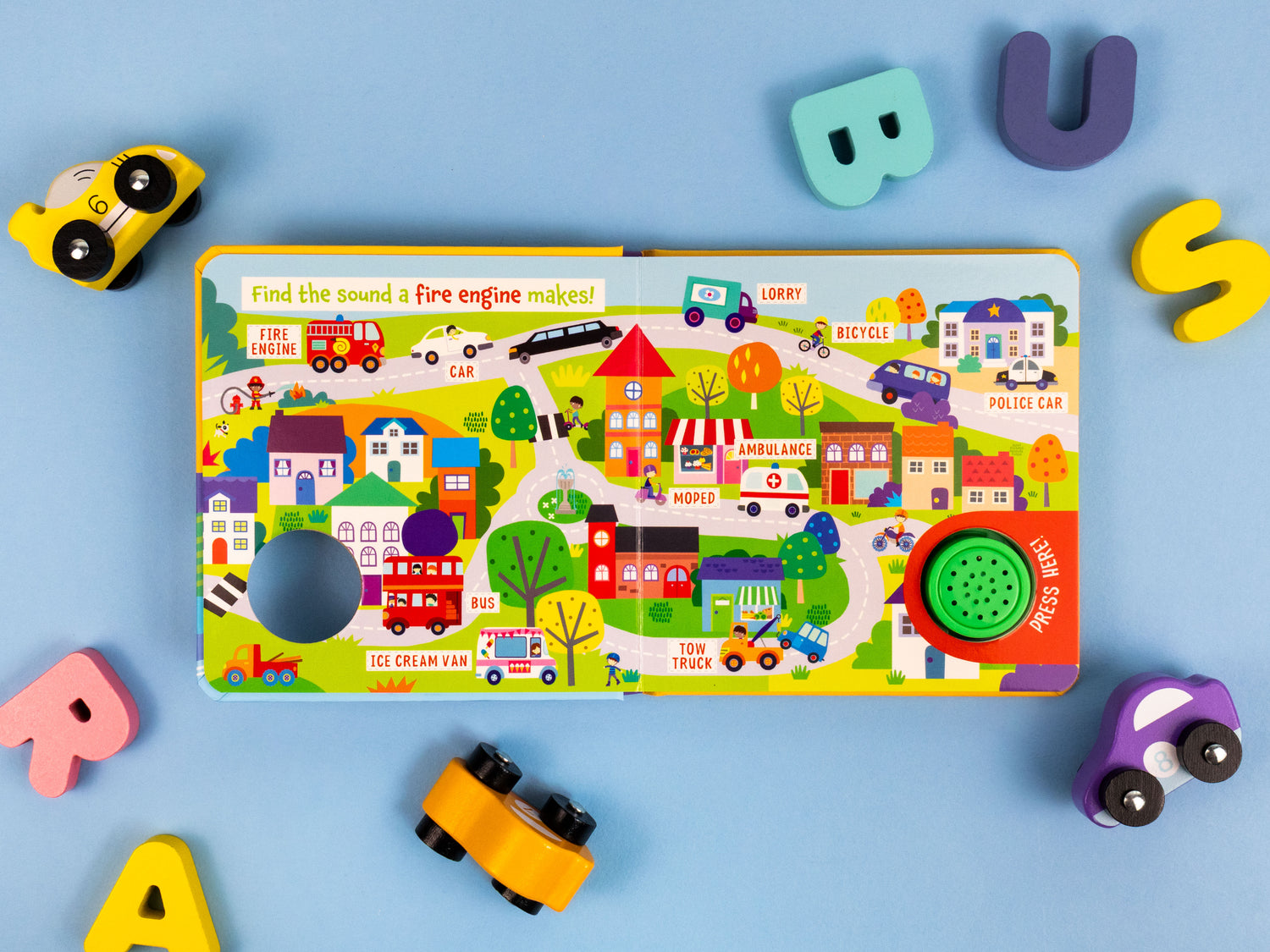 Things That Go! Can You Find The Right Noise? Children’s One Button Sound Book