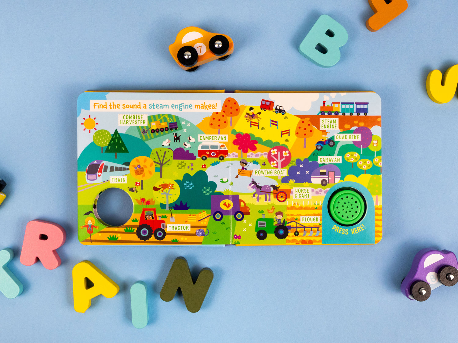 Things That Go! Can You Find The Right Noise? Children’s One Button Sound Book