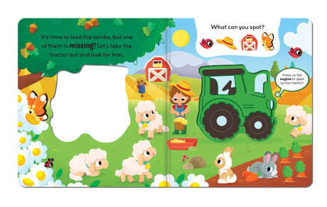 Chug Chug Tractor - Squeaky Sound Book for Toddlers