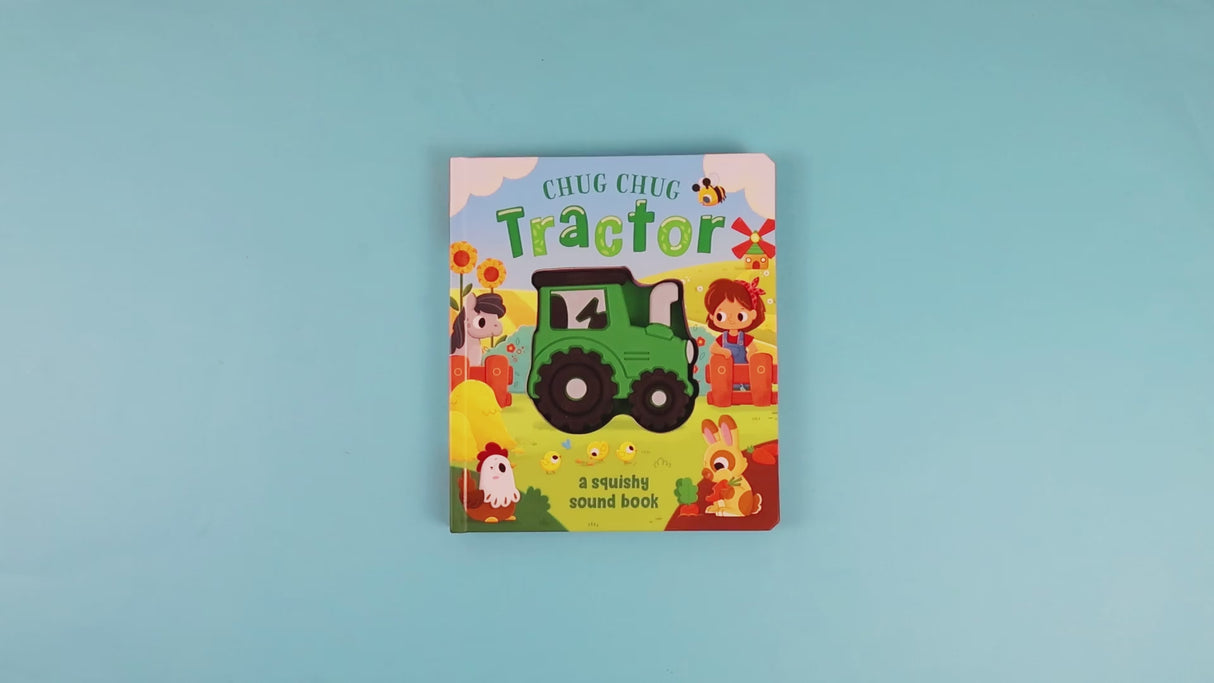Chug Chug Tractor - Squeaky Sound Book for Toddlers