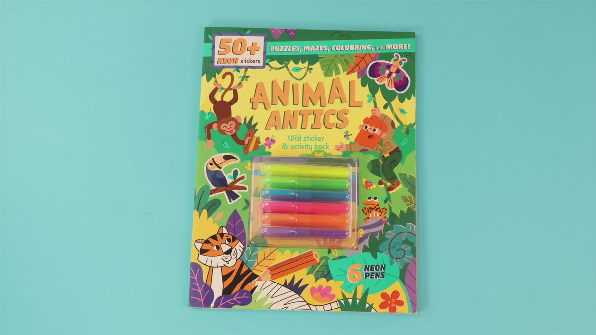 Animal Antics - Sticker & Activity Book Set