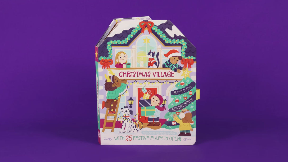 Christmas Village – Children’s Fold-Out Advent Book