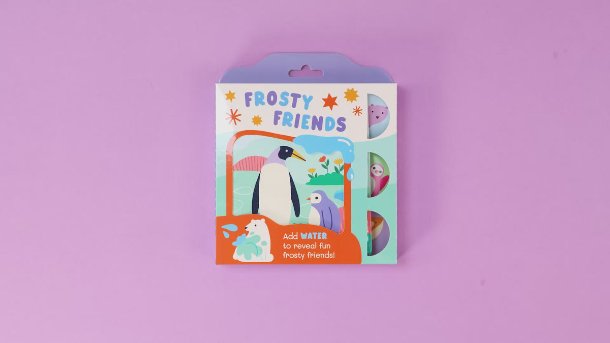 Colour-Changing Bath Book - Frosty Friends