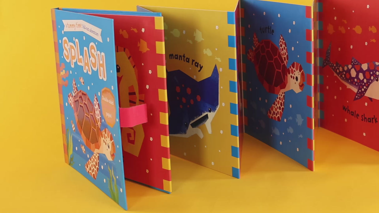 Tummy Time Concertina Book - Splash