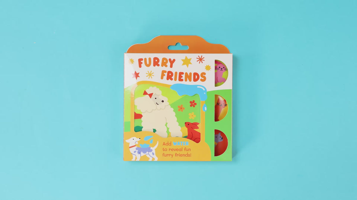 Colour-Changing Bath Book - Furry Friends