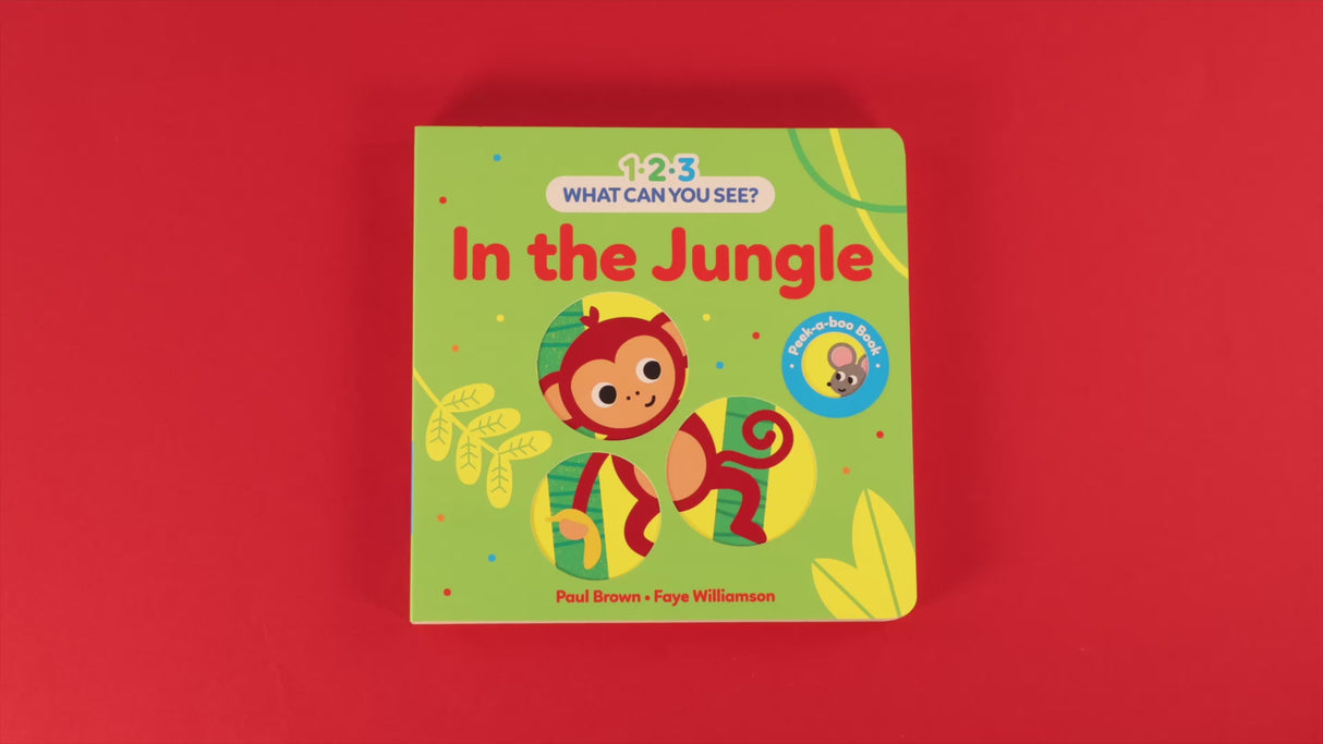 1-2-3 What Can You See? In The Jungle - Board Book
