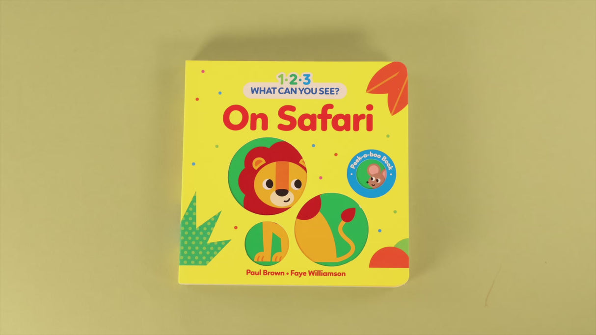 1-2-3 What Can You See? On Safari - Board Book