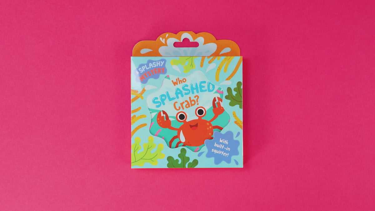 Squirty Bath Book - Who Splashed Crab?