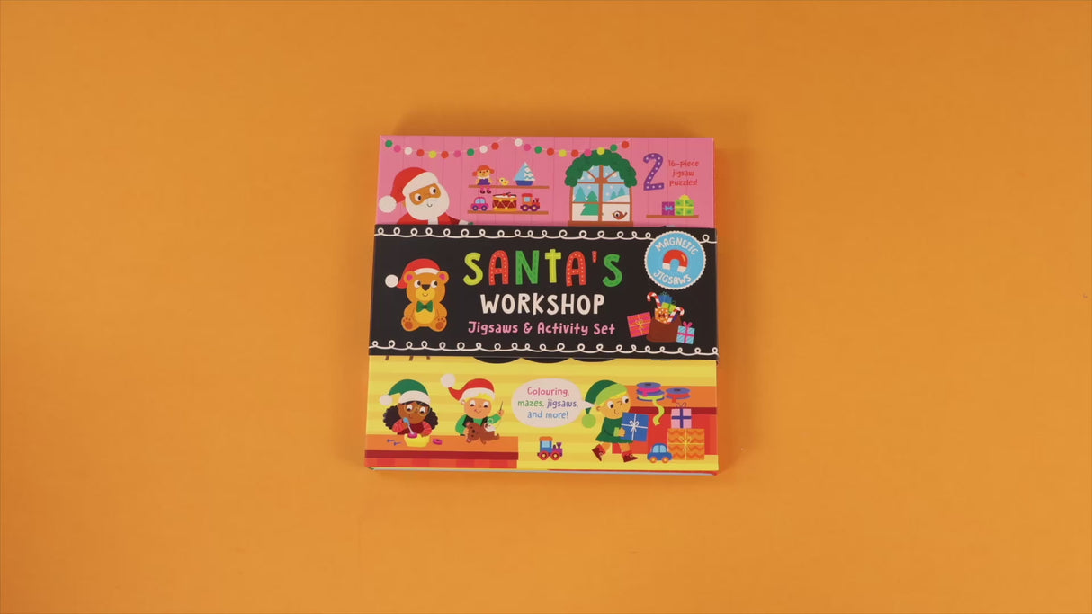 Magnetic Jigsaw & Activity Set - Santa's Workshop