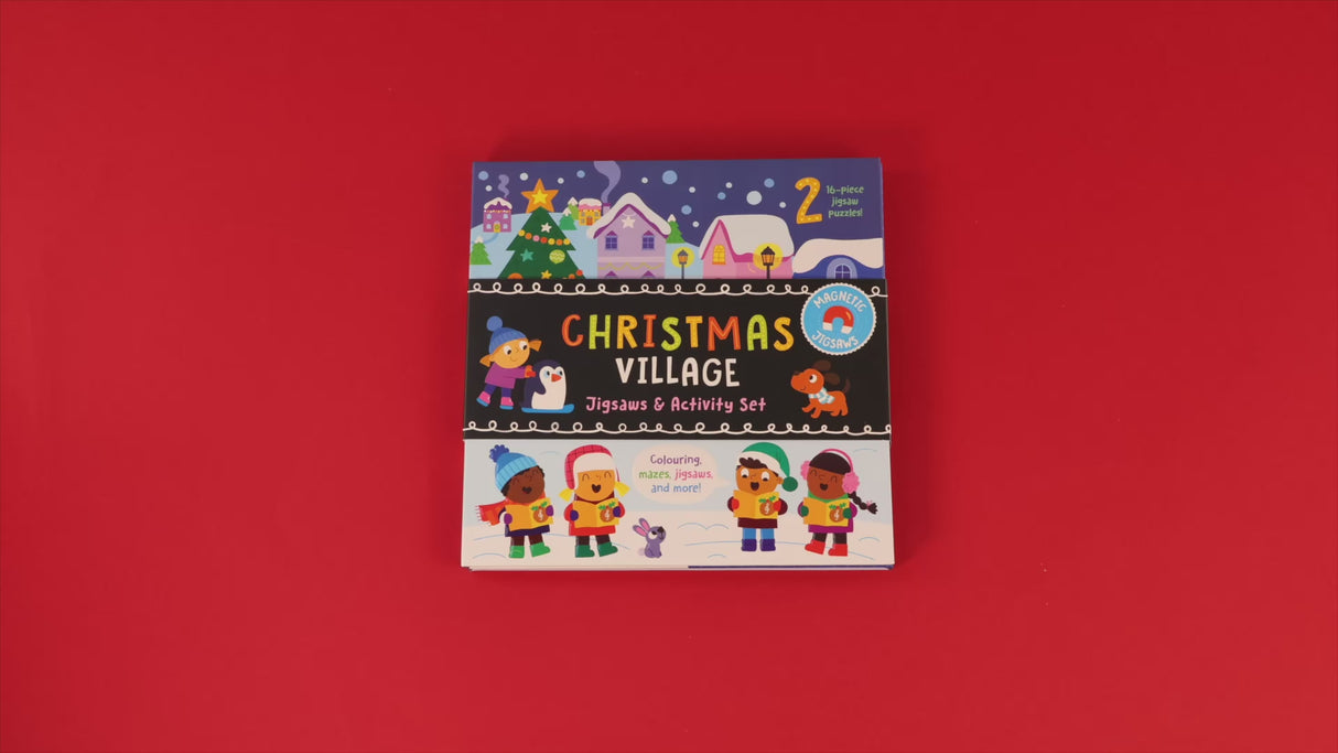 Magnetic Jigsaw & Activity Set - Christmas Village
